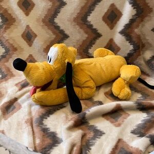 16” Disney Parks PLUTO Plush Soft Floppy Stuffed Animal Mickey Mouse Dog